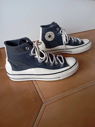 Converse Chuck 70 Hi Negras y Blancas