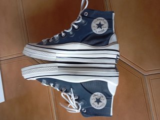 Converse Chuck 70 Hi Negras y Blancas