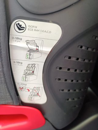 Silla coche Joie 0+/1/2 (0-25kg)