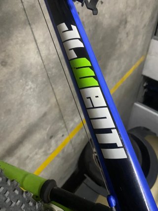 Bicicleta Montaña Azul y Verde