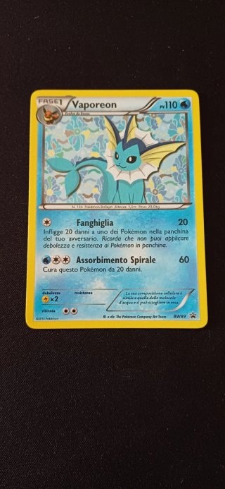 Vaporeon Holo Promo BW89 Pokemon
