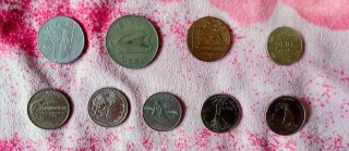 Lote 19 monedas de diferentes países