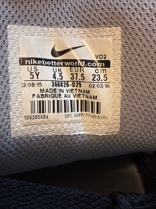 Zapatillas Nike Air Negro y Verde