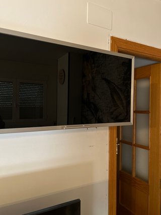 Mueble Salón Negro/Plata