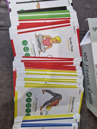 100 Cartas de Yoga Fitness Masana Fit