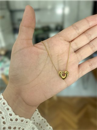 Collar Corazón Dorado