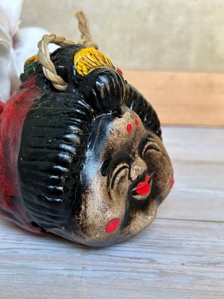 Campana giapponese Dorei bifronte - Otafuku&Tengu