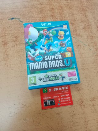 JUEGO N WII U NEW SUPER MARIO BROS U + LUIGI