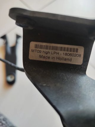 Yamaha MT-09 Portatarga  High License Plate Holder