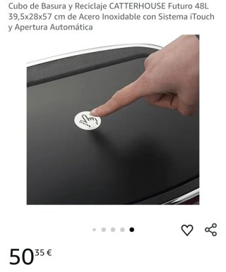 Cubo de Basura y Reciclaje CATTERHOUSE Futuro 48L
