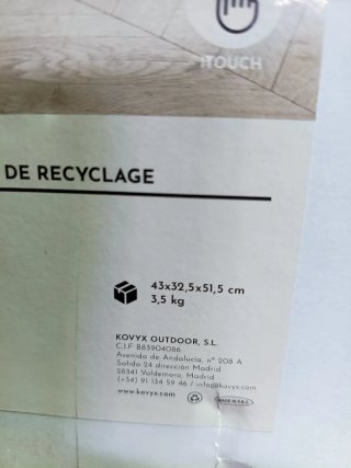Cubo de Basura y Reciclaje CATTERHOUSE Futuro 48L