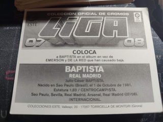 Lote cromos Este Liga 07-08