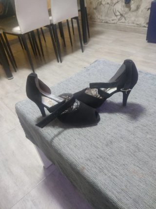 Zapatos de tango DARYCOS negros mujer