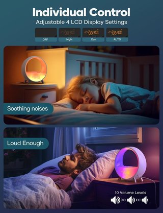 Despertador con Wake up Light, Altavoz NUEVO
