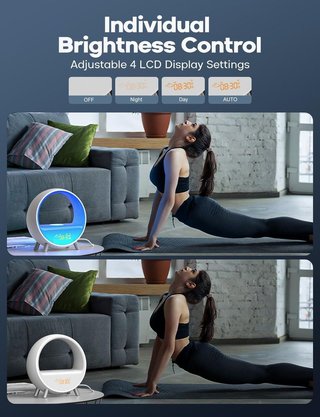 Despertador con Wake up Light, Altavoz NUEVO