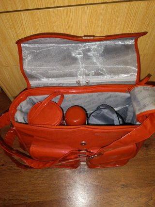 Lote bolso impermeable + accesorios