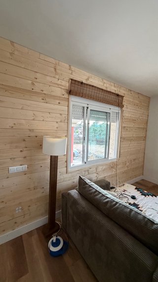 Revestimiento madera módulos camping
