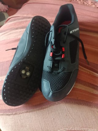 Zapatillas Ciclismo B'Twin 100 Talla 42