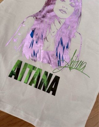 Camisetas Aitana Cuarto Azul