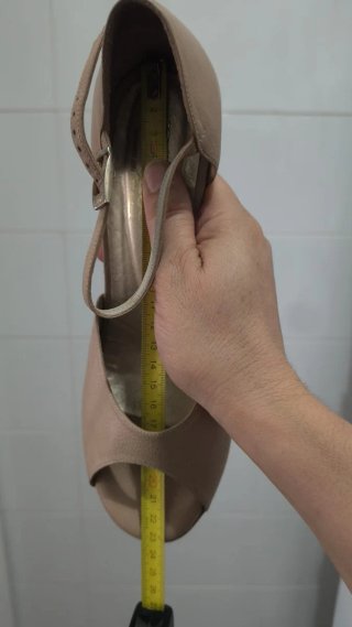 Zapatos de tango Raso beige mujer