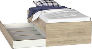 Base Cama Nido Doble De Madera