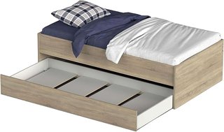 Base Cama Nido Doble De Madera