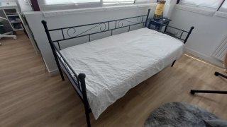 Cama Hierro Forjado 90x190 y colchón