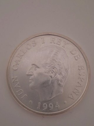 Moneda 2000 Pesetas Plata Conmemorativa 1994