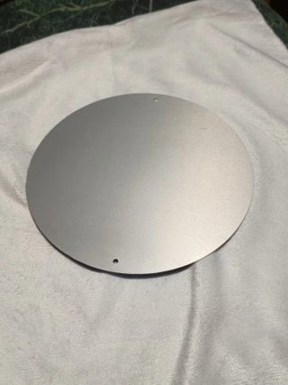 Placa metálica guitarra fantasía 20cm