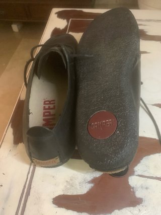 Zapatos Camper Piel Negro Hombre