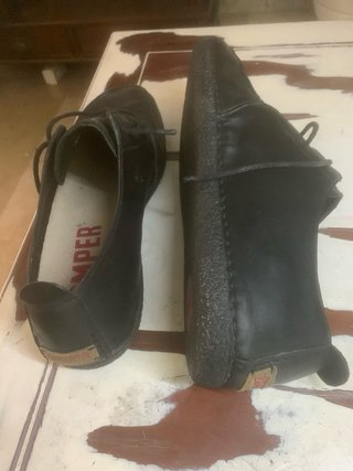 Zapatos Camper Piel Negro Hombre