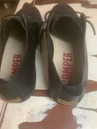 Zapatos Camper Piel Negro Hombre