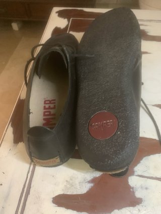 Zapatos Camper Piel Negro Hombre