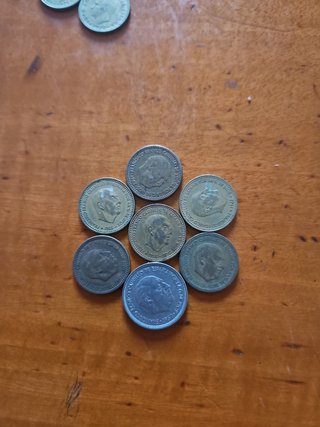 Lote de 7 monedas de España