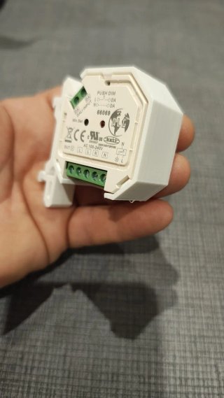 Soporte Carril DIN Módulo DALI (versión 1)