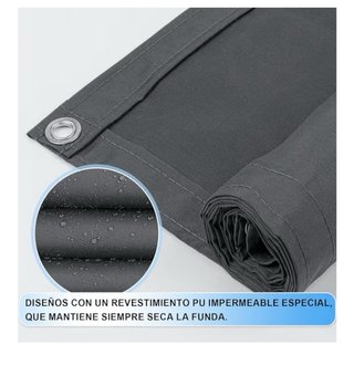 Toldo Vela Sombra Sunnylaxx 2x2.5m Antracita