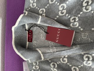 Jersey Gucci Gris y Blanco