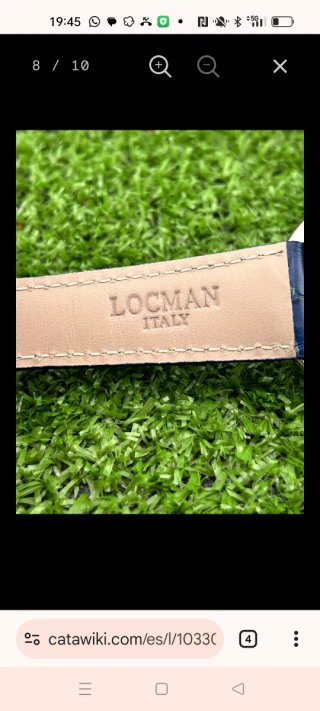 Locman Todo Tondo Reloj Azul y Plateado