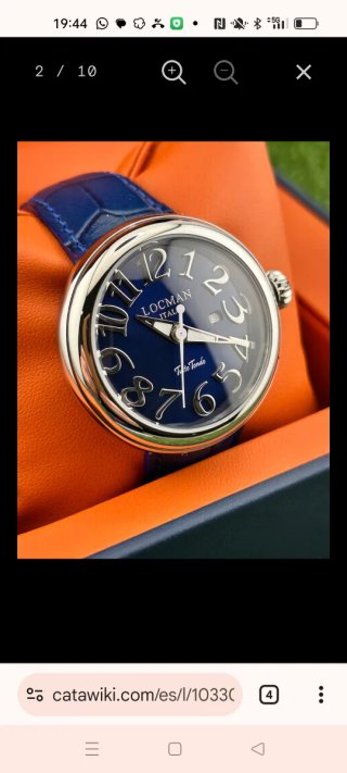 Locman Todo Tondo Reloj Azul y Plateado