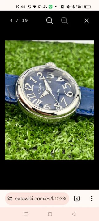 Locman Todo Tondo Reloj Azul y Plateado