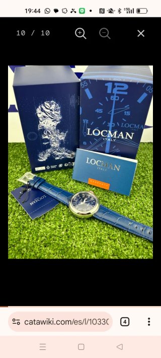 Locman Todo Tondo Reloj Azul y Plateado