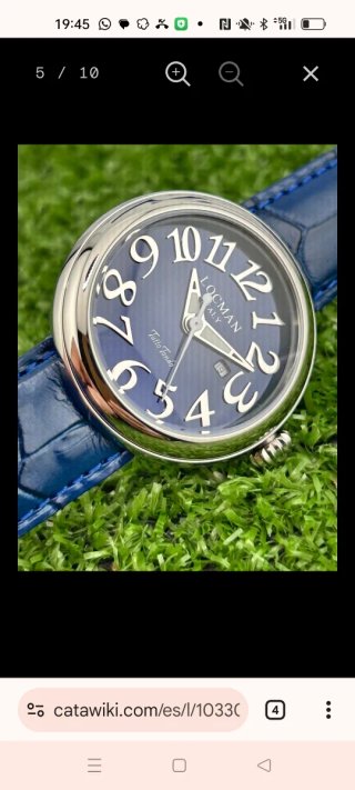 Locman Todo Tondo Reloj Azul y Plateado
