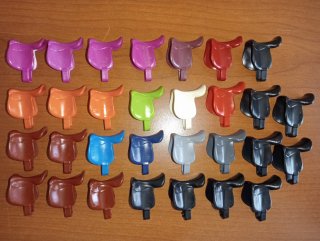 Playmobil-Lot 30 Sillas d Montar Caballos Modernos