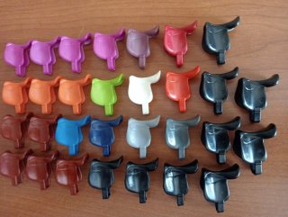 Playmobil-Lot 30 Sillas d Montar Caballos Modernos