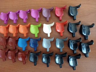 Playmobil-Lot 30 Sillas d Montar Caballos Modernos