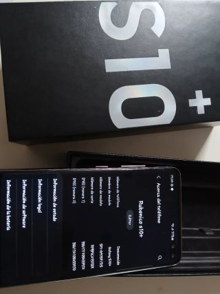 Samsung S10+ Negro Caja Incluida