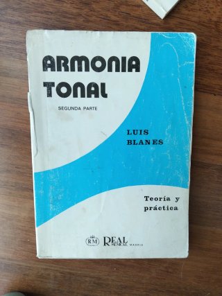 Lote de libros Armonía Tonal Música LUIS BLANES