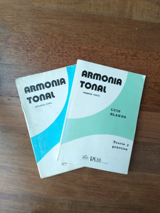 Lote de libros Armonía Tonal Música LUIS BLANES