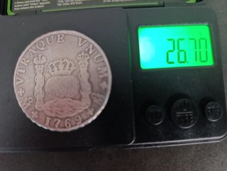 8 Reales Plata Carlos III 1769