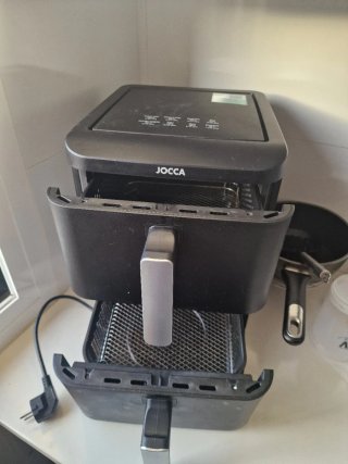 Freidora de aire Jocca 2 compartimentos
